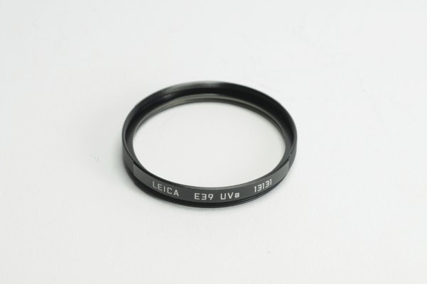 Leica E39 UVa Filter - Black 13131